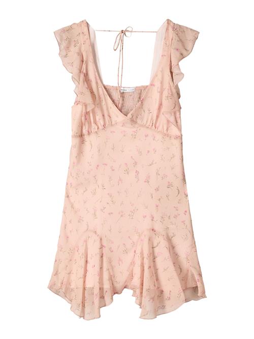 Bershka Kjole  oliven / pink / gammelrosa