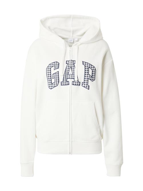 GAP Sweatjakke 'HERITAGE'  navy / hvid