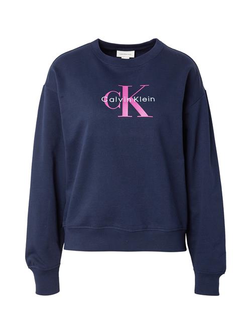 Calvin Klein Jeans Sweatshirt  navy / lys pink / hvid