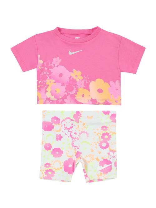 Nike Sportswear Sæt  lemon / lysegrå / orange / lys pink