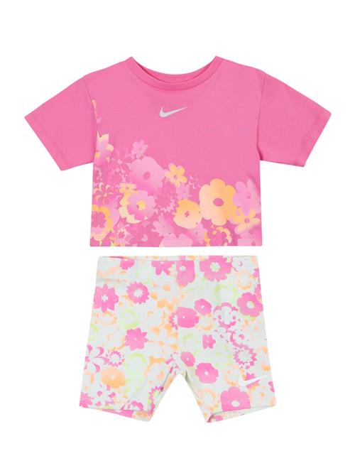 Nike Sportswear Sæt  lysegrøn / mørkeorange / mørk pink