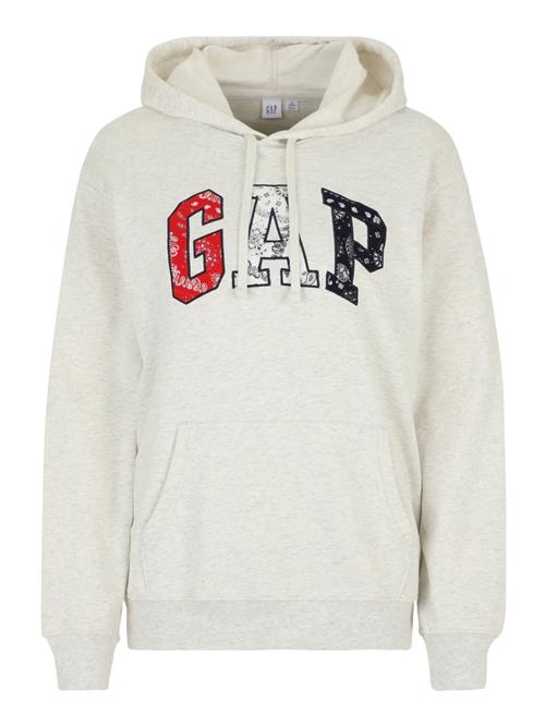 Gap Tall Sweatshirt 'HERITAGE'  marin / lysegrå / knaldrød / hvid