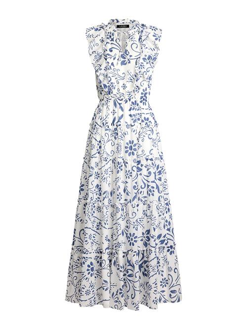 Lauren Ralph Lauren Kjole '80S'  safir / hvid