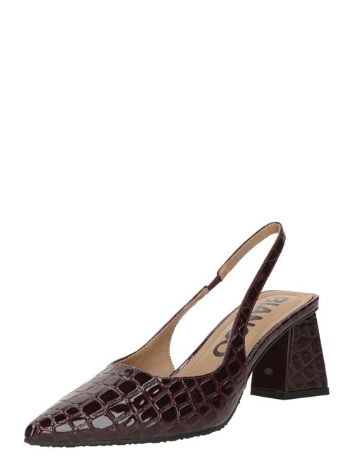 Bianco Slingpumps 'Maralyn'  merlot / mørkerød