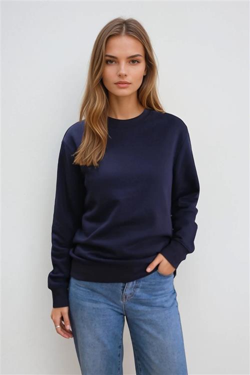 Essentiel Crewneck - Navy - TeeShoppen