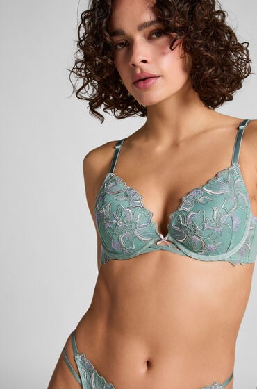 Hunkemöller Lauren formstøbt bøjle-bh grøn