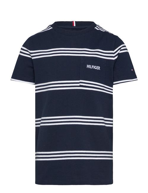 Hilfiger Emb Reg Pique Tee Ss Tommy Hilfiger Navy