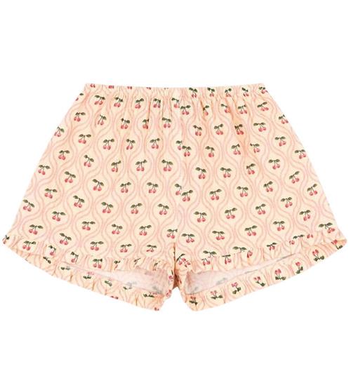 Konges Sløjd Shorts - Musselin - Coco - Cherry Pink Motif
