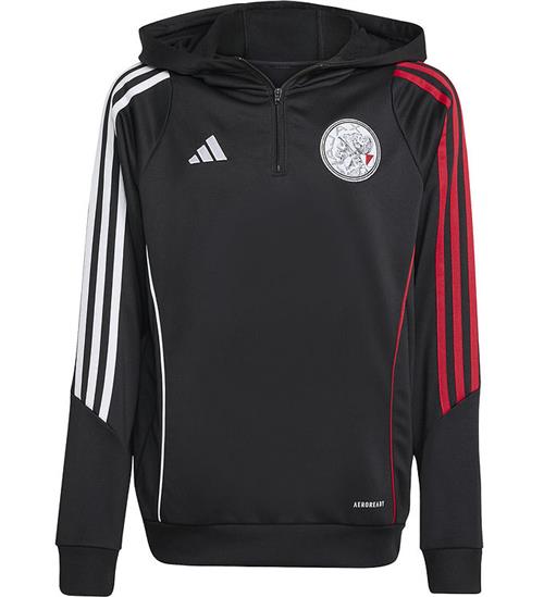 adidas Performance Hættetrøje - AJAX TR HODY - BLACK/WHITE/BOLRE