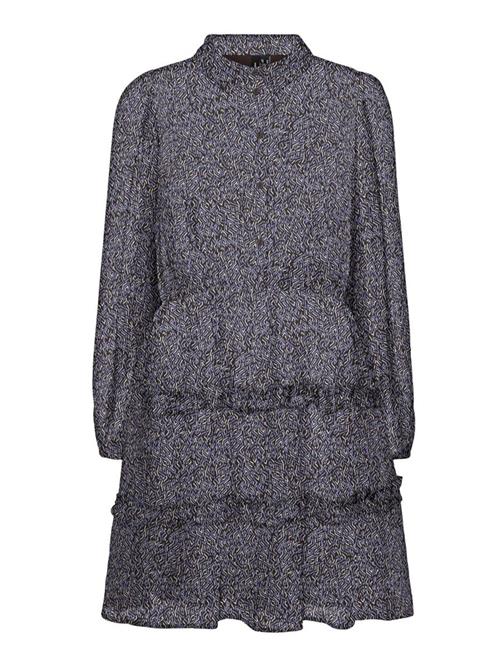 VERO MODA Blusekjole  creme / brun / lilla