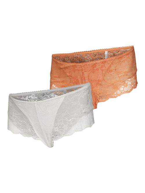 MAMALICIOUS Panty 'New Zenina'  orange / hvid