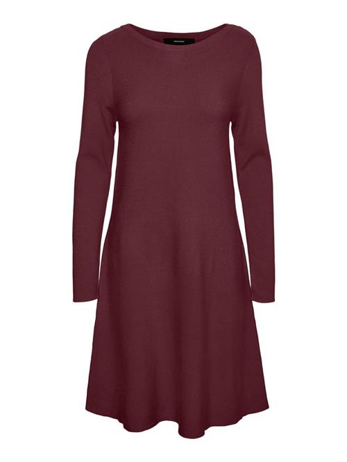 Vero Moda Curve Strikkjole 'NANCY'  bordeaux