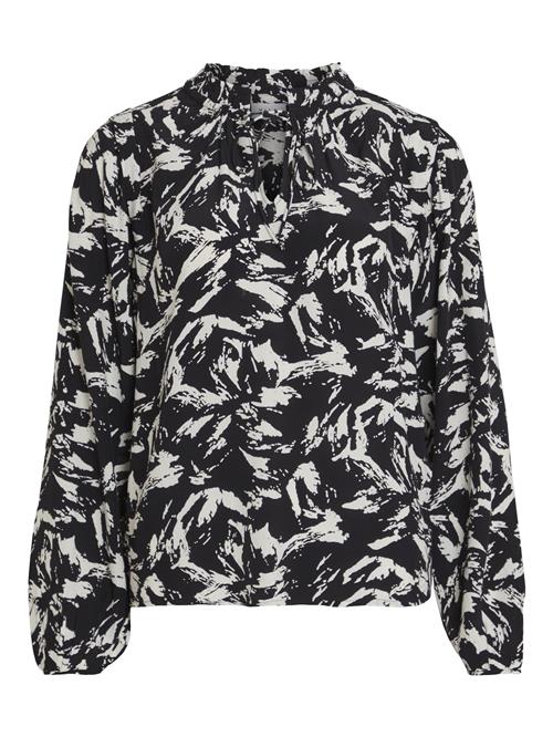 VILA Shirts  sort / hvid