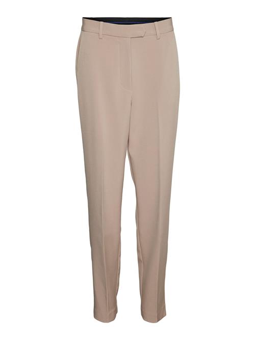 Se VERO MODA Bukser med fals 'KAIA'  lysebeige ved About You
