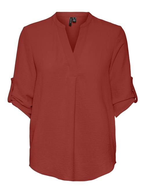 Se VERO MODA Bluse 'ELVA'  rød ved About You