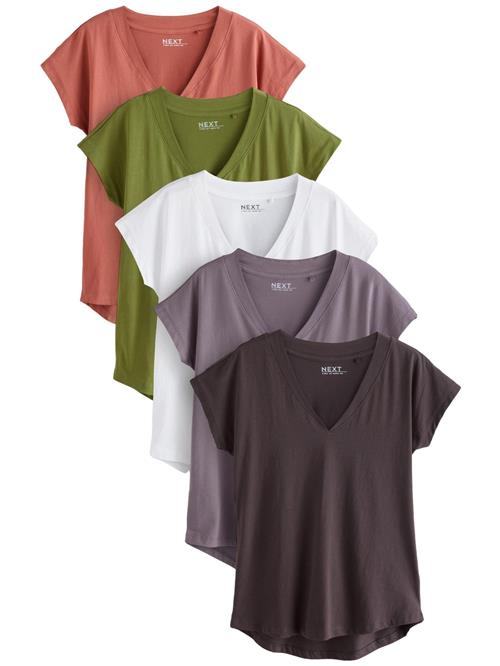 Next Shirts  basalgrå / oliven / cranberry / sort / hvid