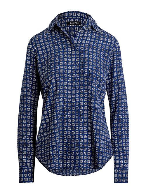 Lauren Ralph Lauren Bluse  blå / hvid