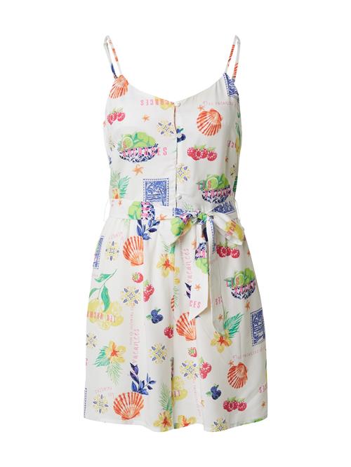 ONLY Jumpsuit 'ONLNOVA'  blå / lysegrøn / orangerød / hvid