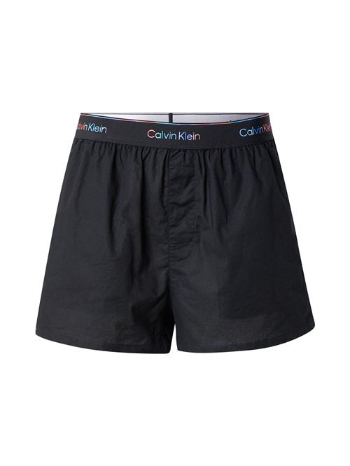 Calvin Klein Underwear Pyjamasbukser  aqua / himmelblå / orange / sort