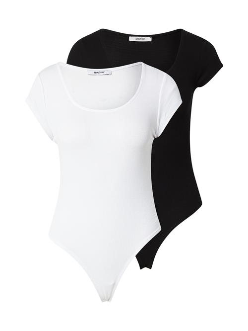 ABOUT YOU Shirtbody 'Sissy'  sort / hvid