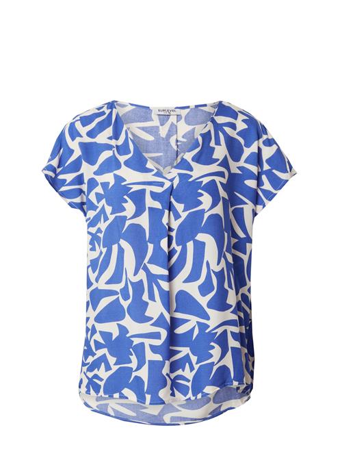 Sublevel Bluse  blå / offwhite