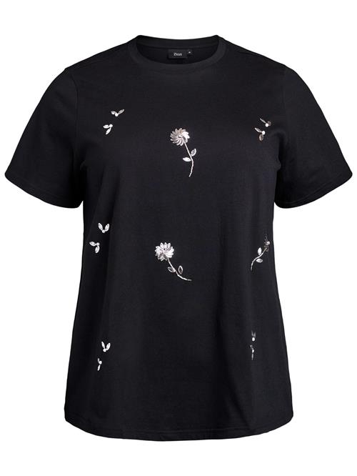 Zizzi Shirts 'Sadie'  sort / sølv