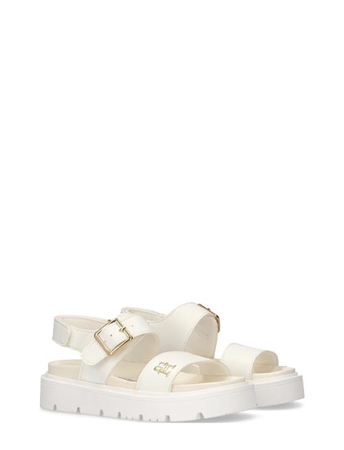 Girls Sandals With Tractor Sole Tommy Hilfiger White
