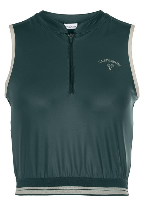 LASCANA ACTIVE Sportsoverdel  smaragd / hvid