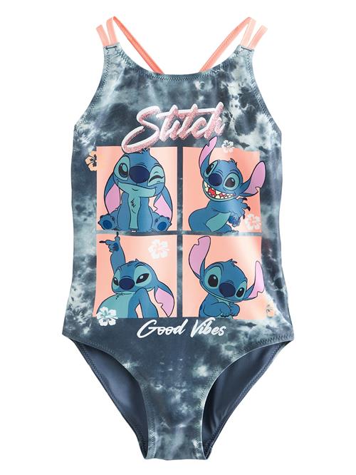 Next Badedragt 'Lilo & Stitch'  safir / mørkegrå / koral / hvid