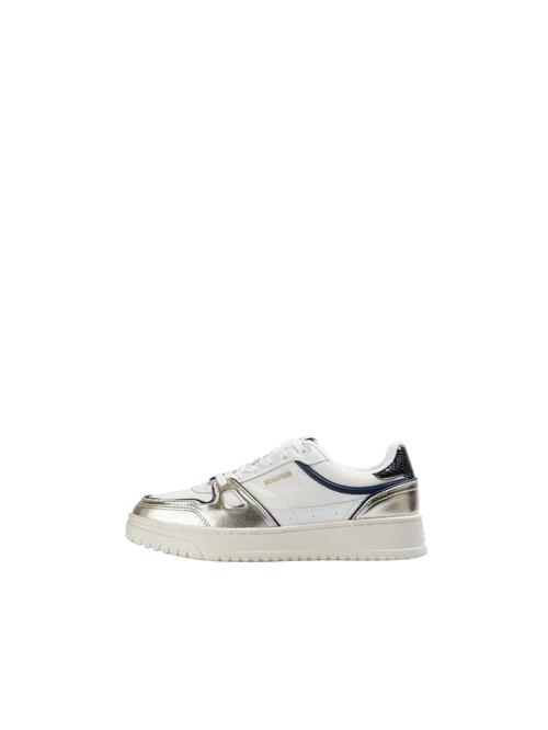 Scalpers Sneaker low 'Vega'  navy / guld / hvid