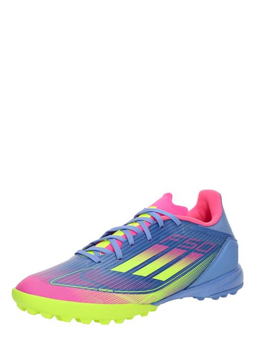 Se ADIDAS PERFORMANCE Fodboldstøvler 'F50 League'  safir / neongrøn / neonpink ved About You