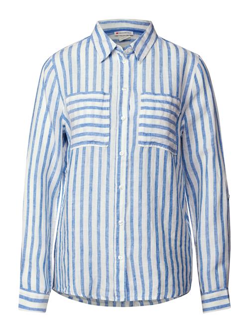 STREET ONE Bluse  blå / hvid