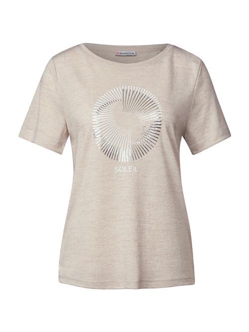 STREET ONE Shirts  beige / sølv / hvid