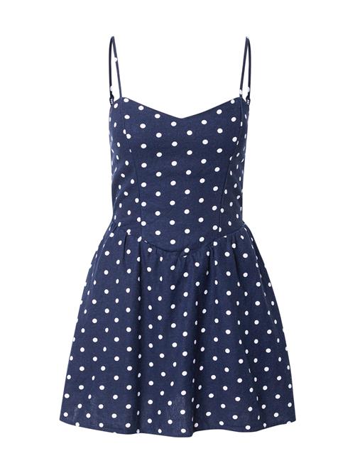 HOLLISTER Sommerkjole  navy / hvid
