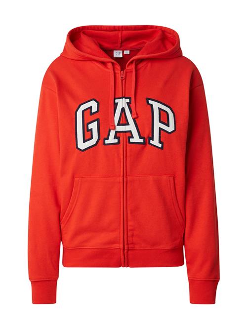 GAP Sweatjakke 'HERITAGE'  navy / rød / hvid