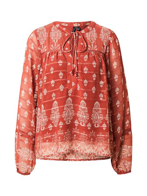 Se VERO MODA Bluse 'VMHEDI'  oxid / hvid ved About You