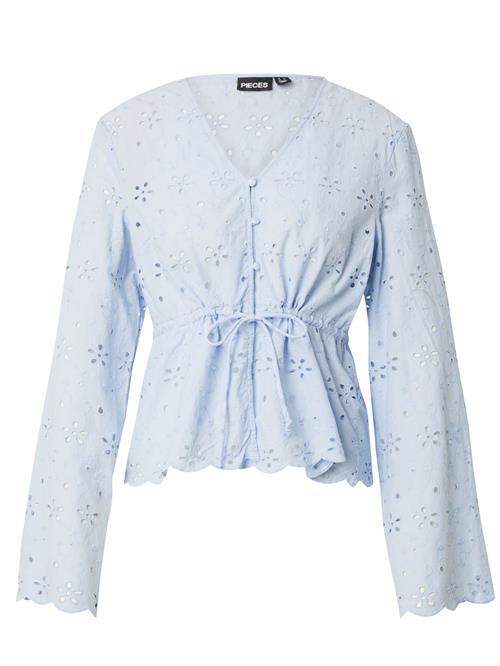 PIECES Bluse 'PCTARMORINE'  lyseblå