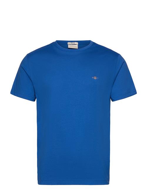 Slim Shield Ss T-Shirt GANT Blue