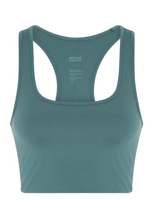 Tipped Paloma Bra Girlfriend Collective Green