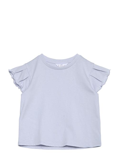 Short-Sleeved Cotton T-Shirt Mango Blue