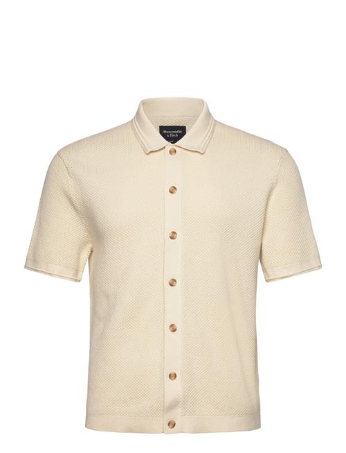 Anf Mens Sweaters Abercrombie & Fitch Cream