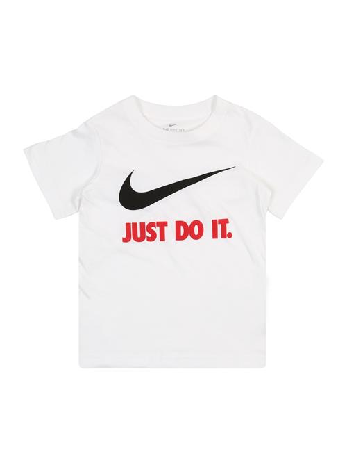 NIKE Shirts 'SWOOSH'  rød / sort / hvid