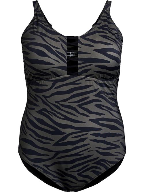 Swim by Zizzi Badedragt 'Slorina'  gran / sort