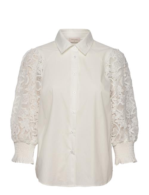 Shirt From Freequent In A Light Material. The Shirt Has A Front Button Fastening FREE/QUENT White