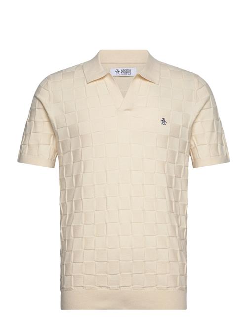 Cttn Jqrd Swtr Polo Original Penguin Beige