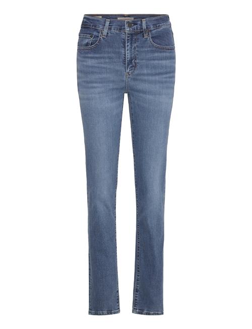 724 High Rise Straight Med Indigo - Worn In Levi's® Blue