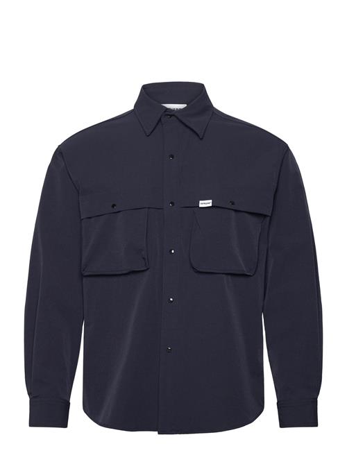 Utility Nylon Shirt SIXTH JUNE Navy