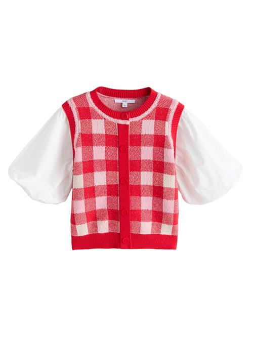 Next Pullover  rød / hvid