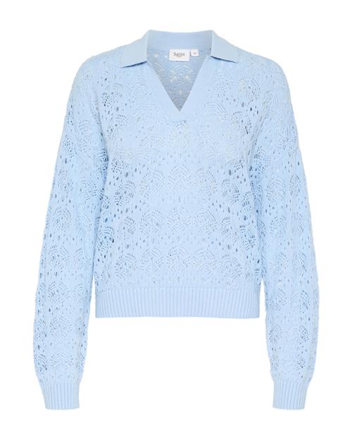 SAINT TROPEZ Pullover  himmelblå