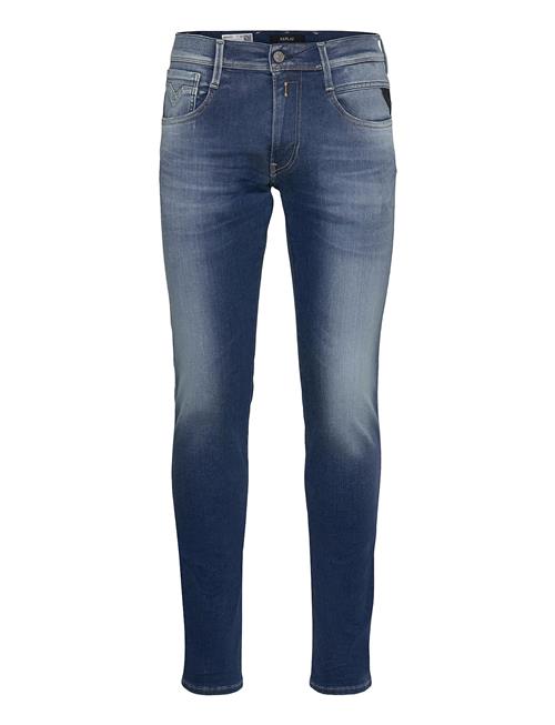 Anbass Trousers Slim Hyperflex Re-Used Replay Blue